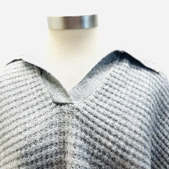 NWT SO GOODS FOR LIFE Junior Long Sleeve V-Neck Pullover Collar Gray Sweater XXL - Picture 2 of 12